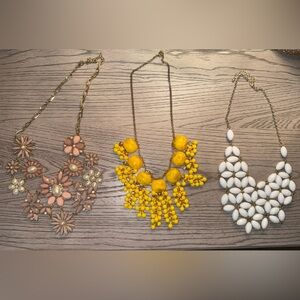 3 statement necklaces *excluded from sale